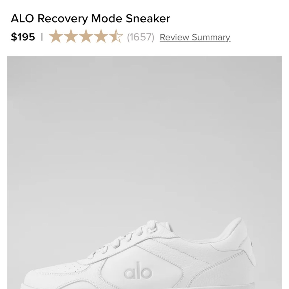 ALO Yoga All-White Sneakers
